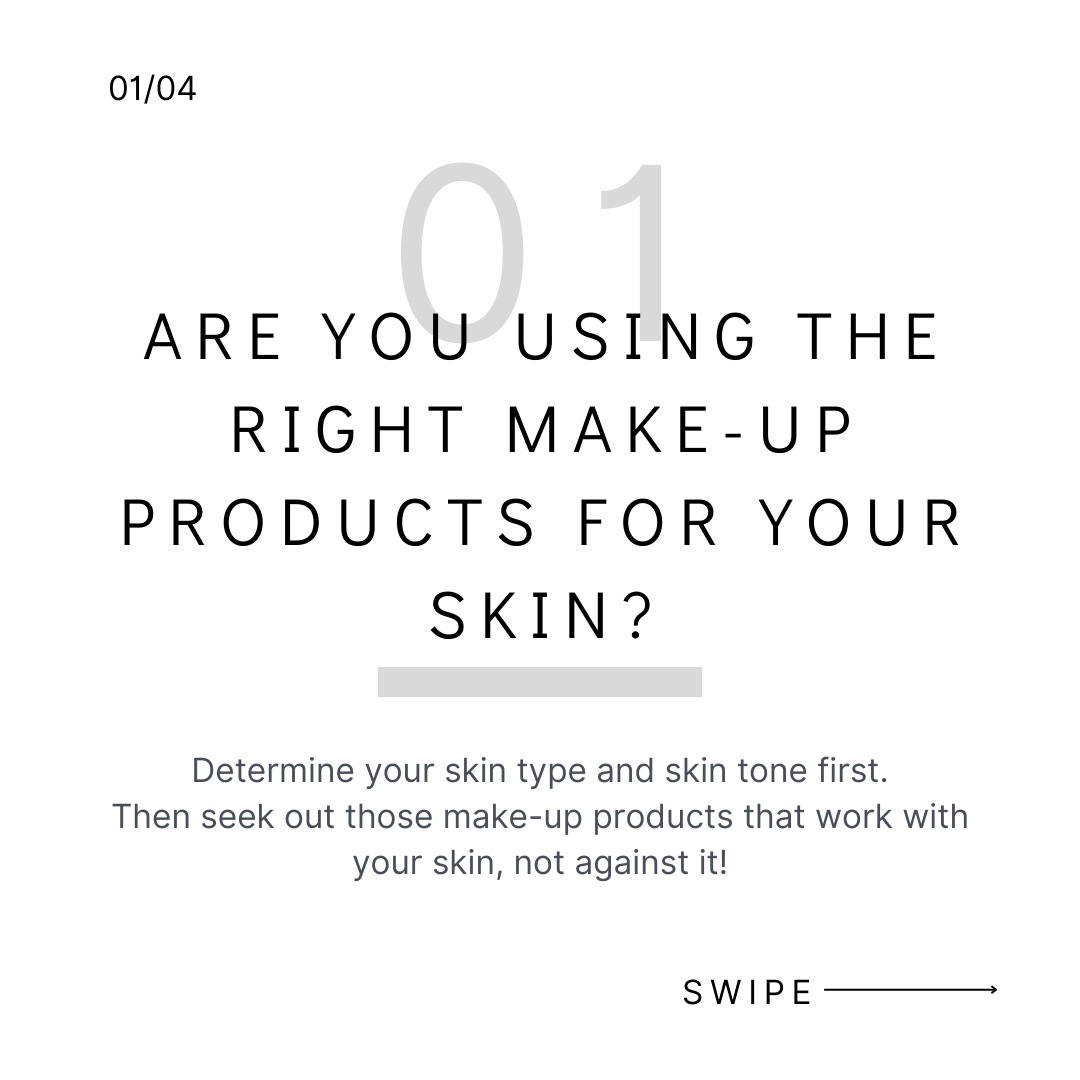 Are you using the right make-up products for your skin?