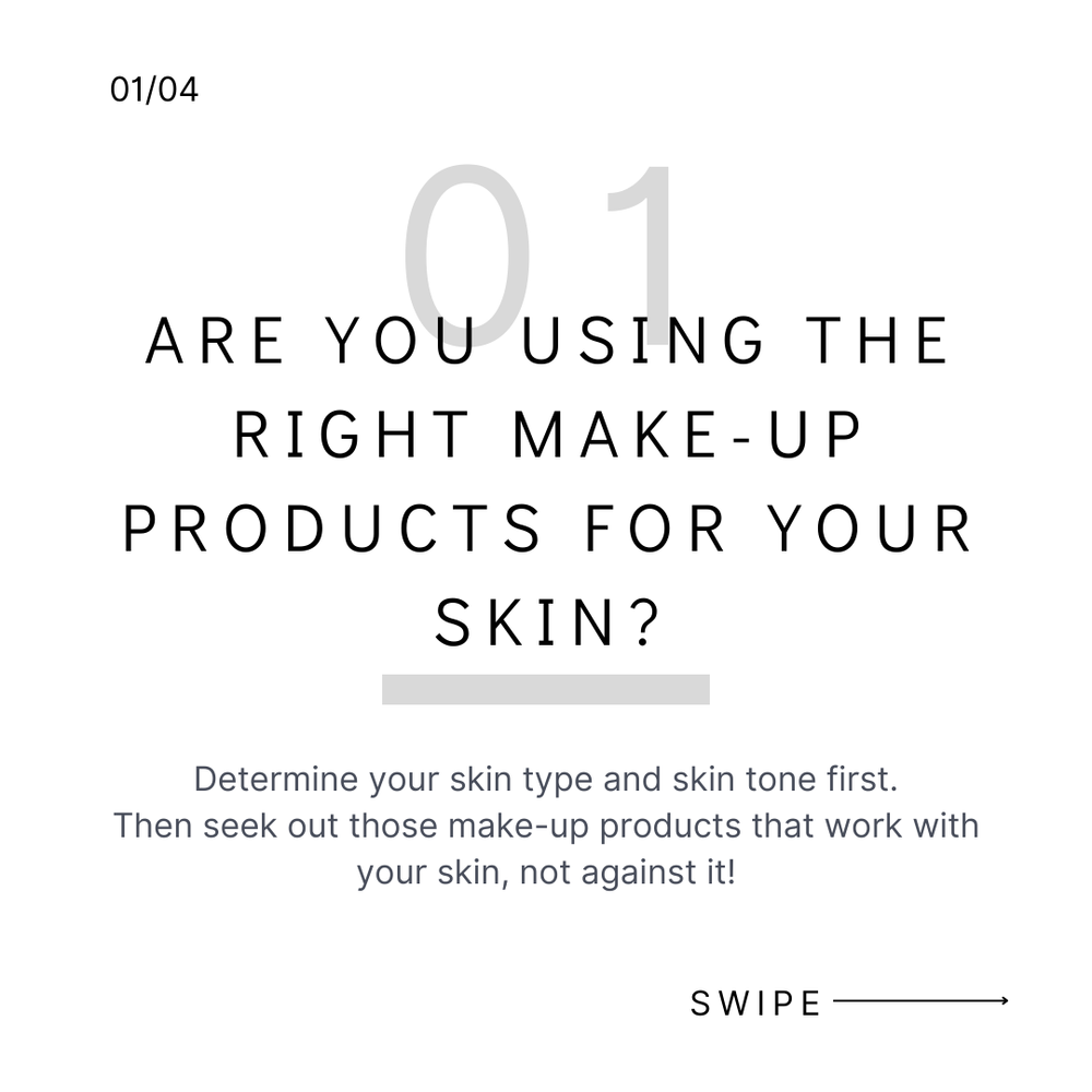 Are you using the right make-up products for your skin?