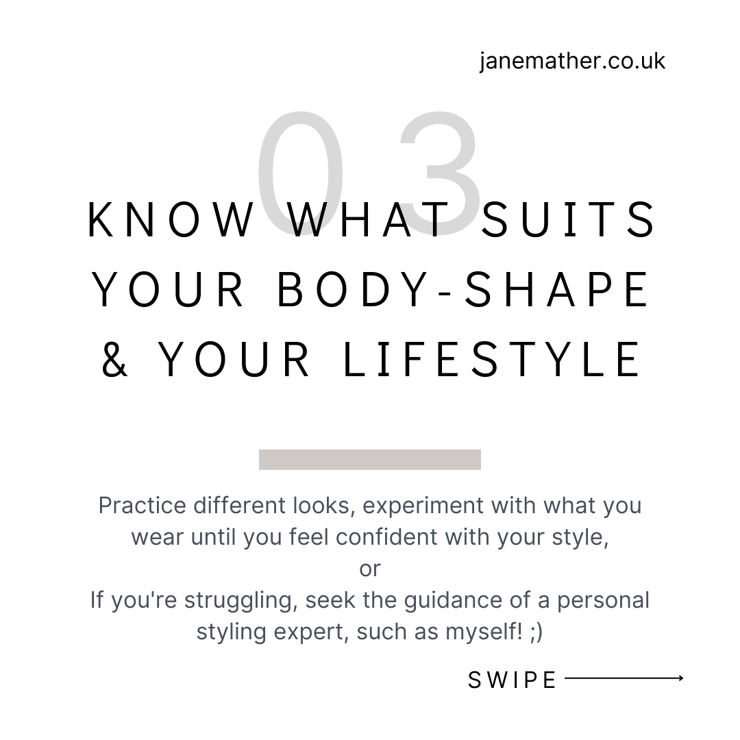 Know what suits your body-shape &amp; your lifestyle