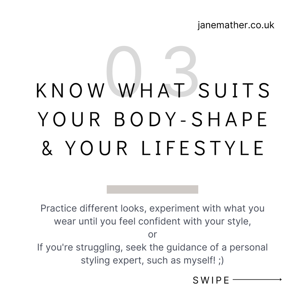 Know what suits your body-shape &amp; your lifestyle