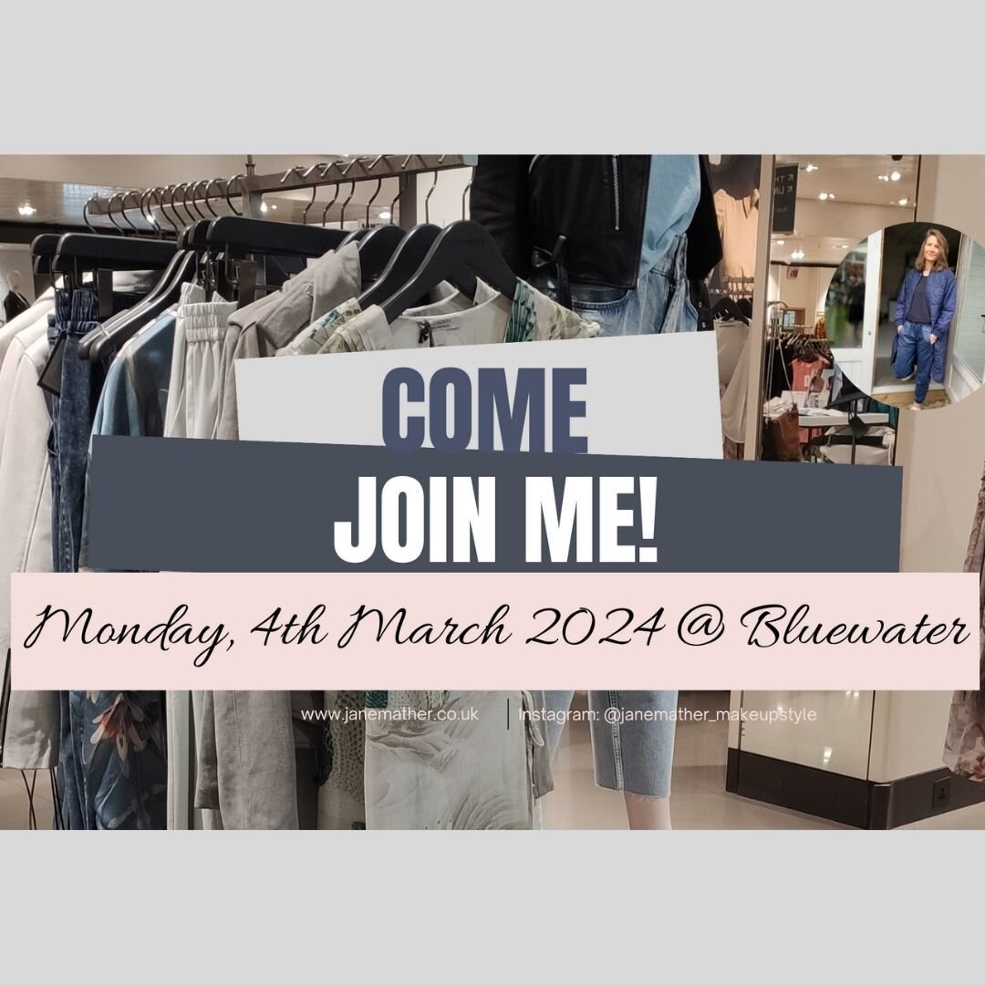 Let&rsquo;s kick-off 2024 in style!

Personal Shopping Event - 4th March 2024

By way of celebrating the new Spring / Summer fashion season I'd love for you to join me at Bluewater for a few hours of personal shopping (and should you choose, a spot o