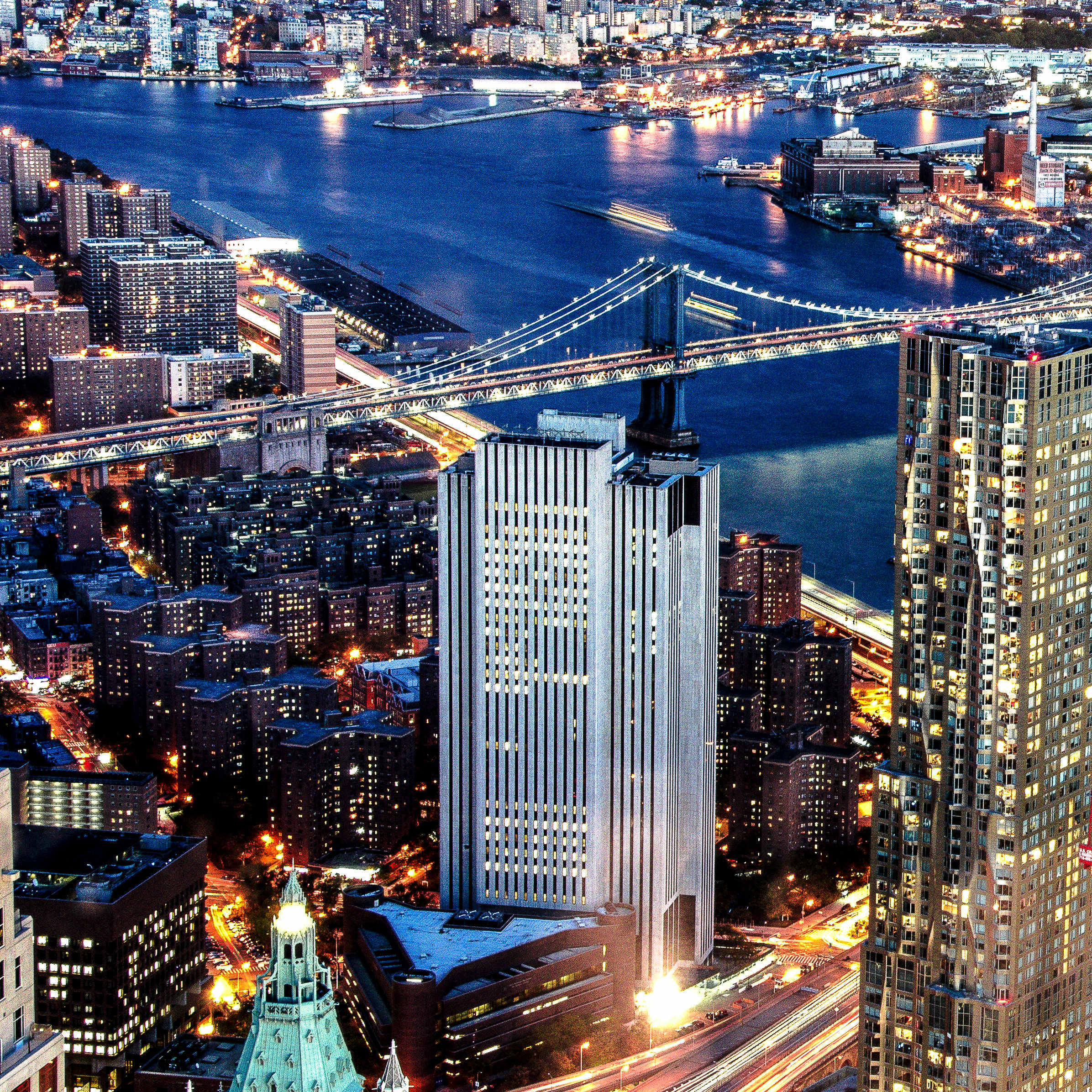 "City Dusk and Light" photo by Ron Foster