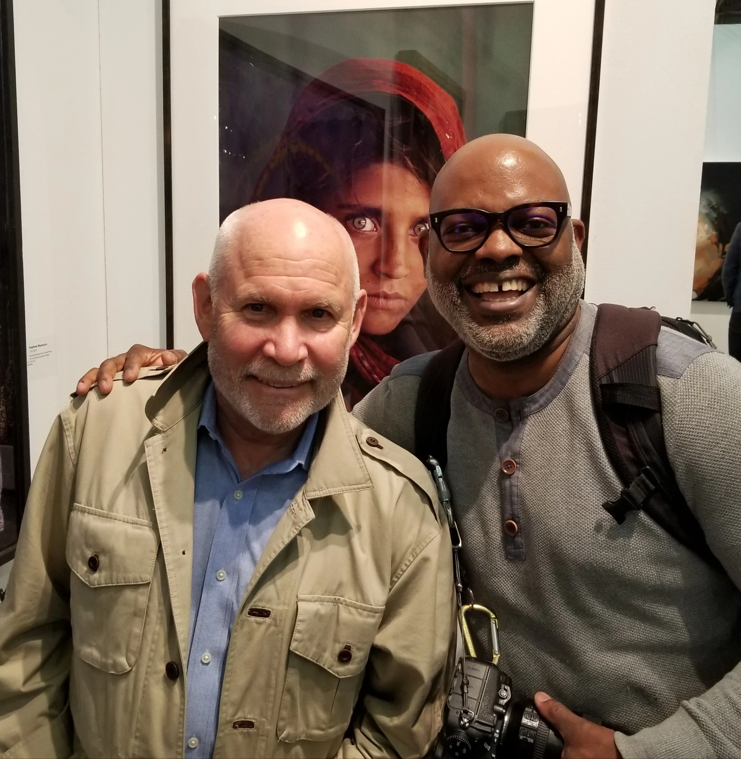 Steve McCurry and Ron Foster at Art New York