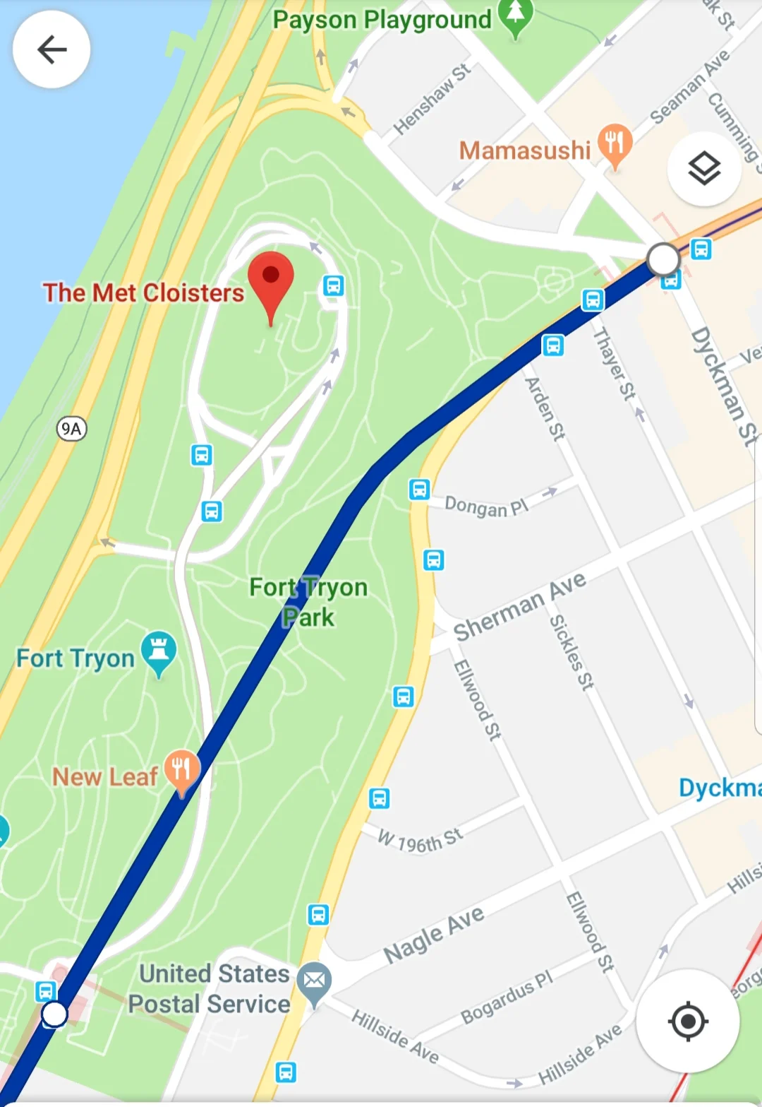 Provided by Google Maps