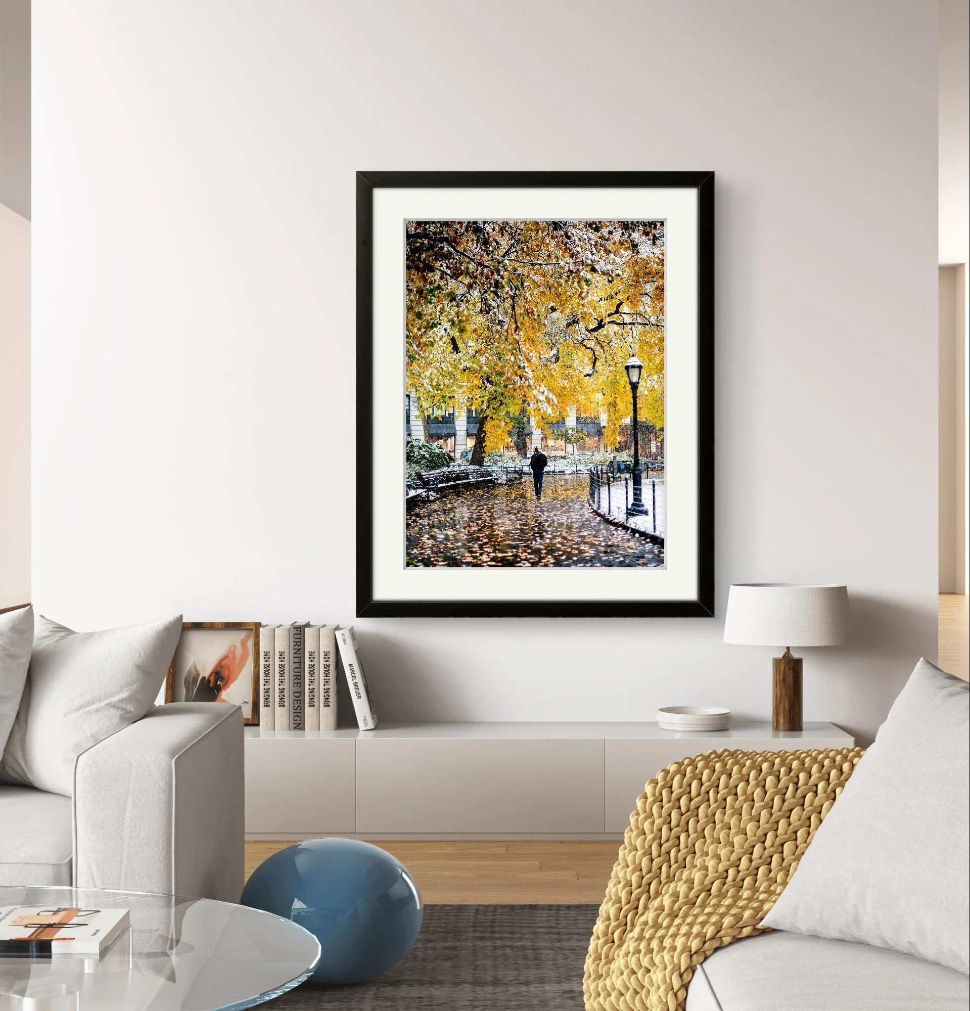 Golden Snowy Path II (Digital Download)