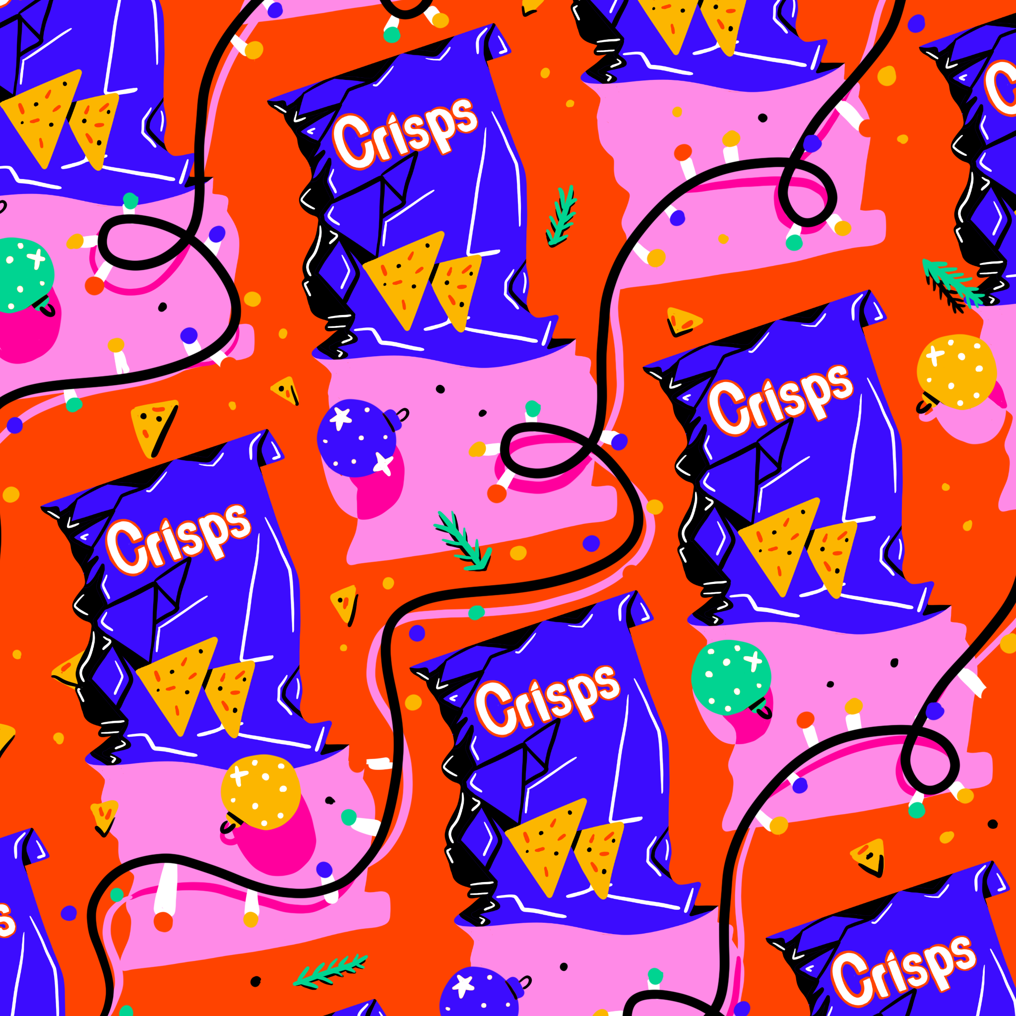 Christmassy pattern design
