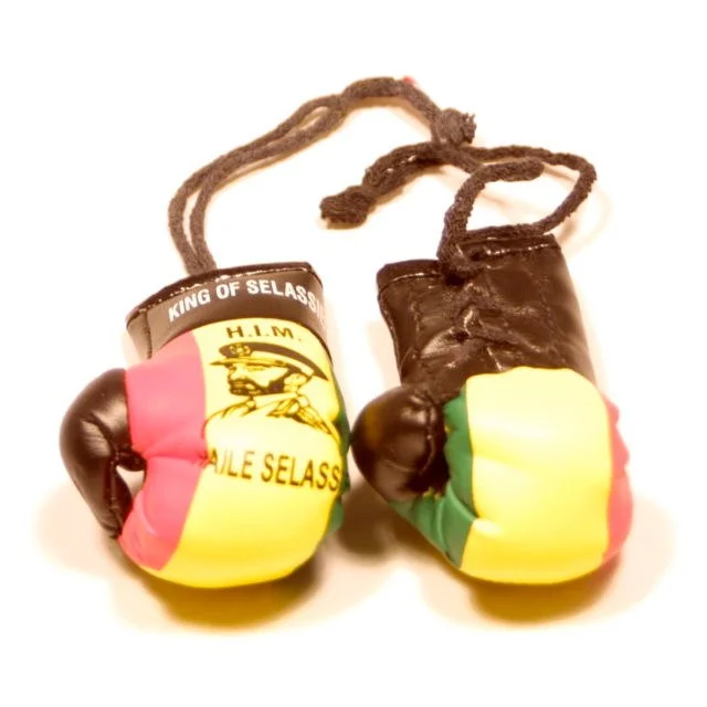 Selassie Boxing Gloves Photo: http://www.ebay.co.uk/itm/Selassie-Rastafari-Flag-Mini-Boxing-Gloves-/150877925775 Accessed Spring 2013