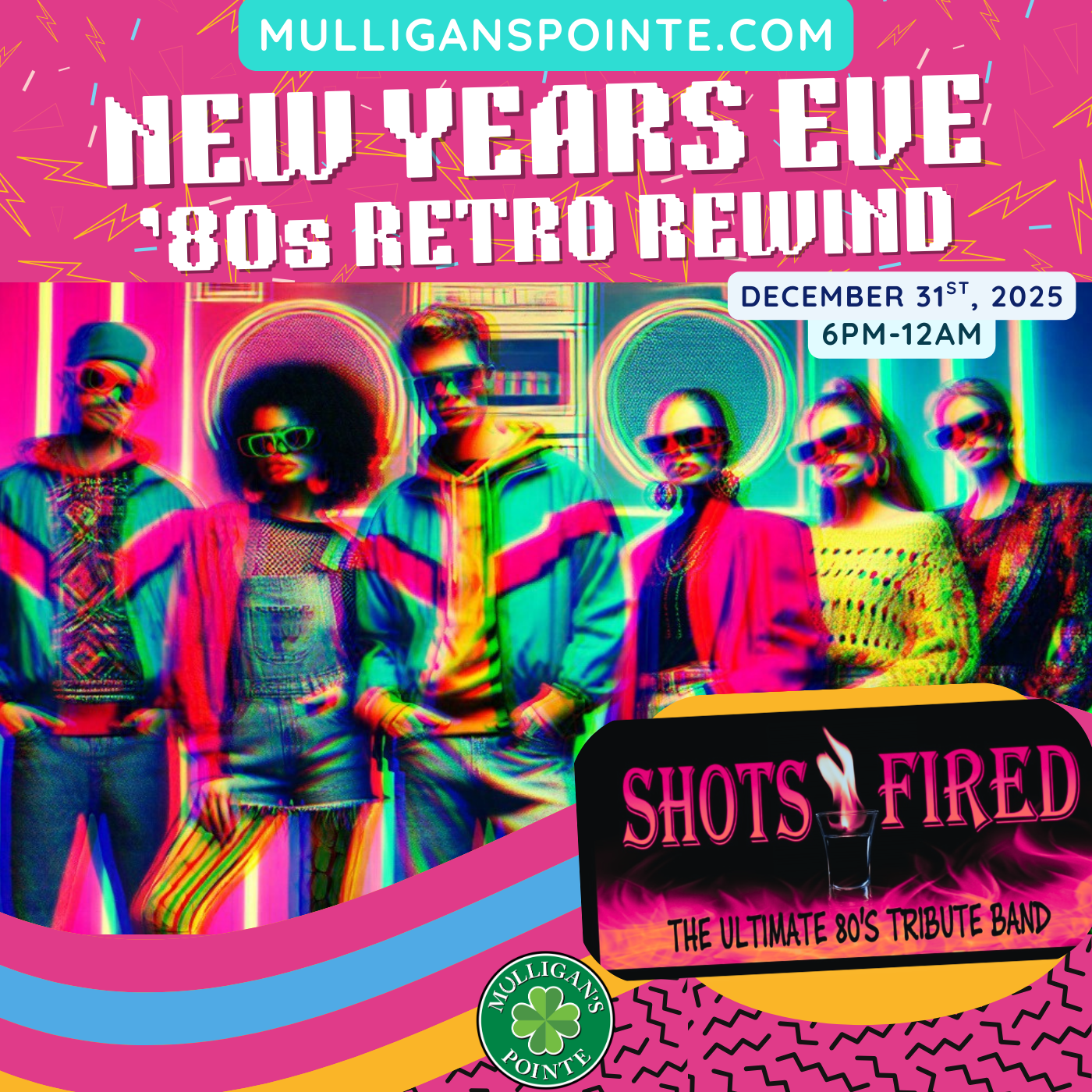 NEW YEARS EVE | 80s' Retro Rewind EVENT