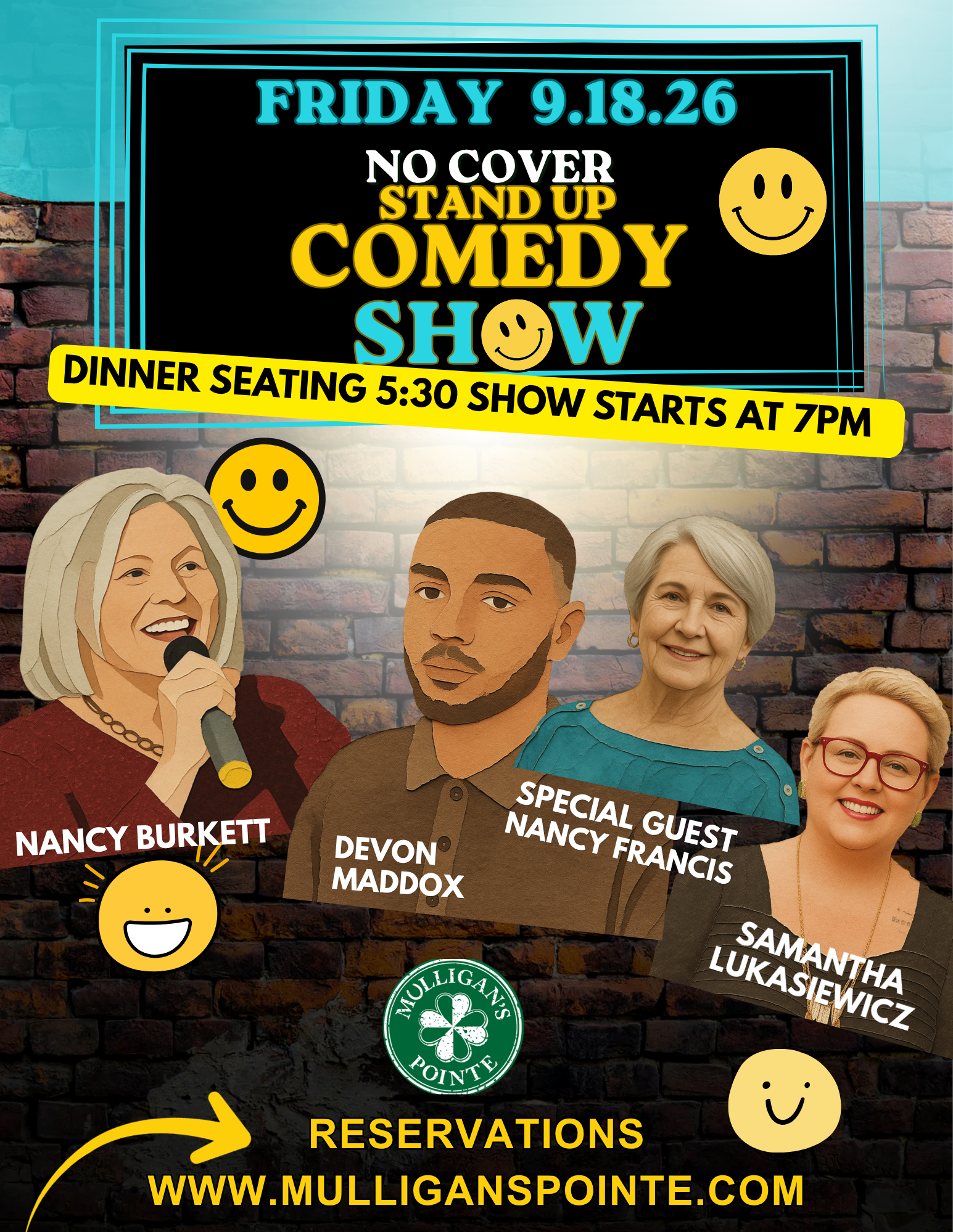  FUNNY FRIDAY 🤣 NO COVER Comedy Night 