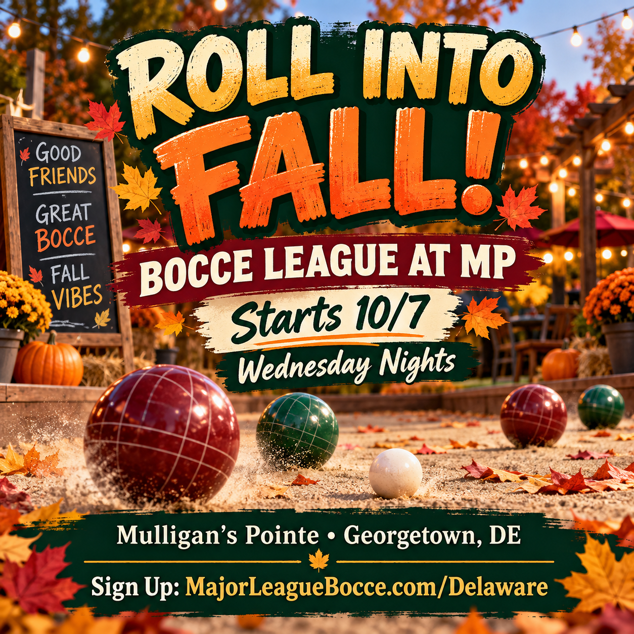 FALL FUN BOCCE | Let's Roll 