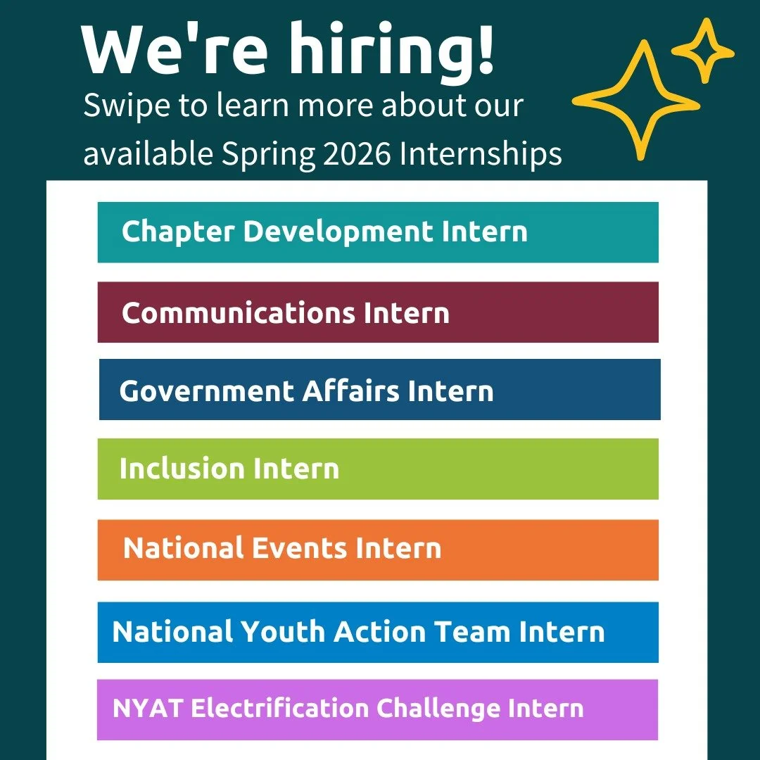 Looking to make a difference in climate advocacy? 🌍✨ 

Check out these exciting Spring 2025 internship opportunities!

Find more information about all seven internships here: cclusa.org/intern

Applications are due Oct. 1

#ClimateAction #Internship