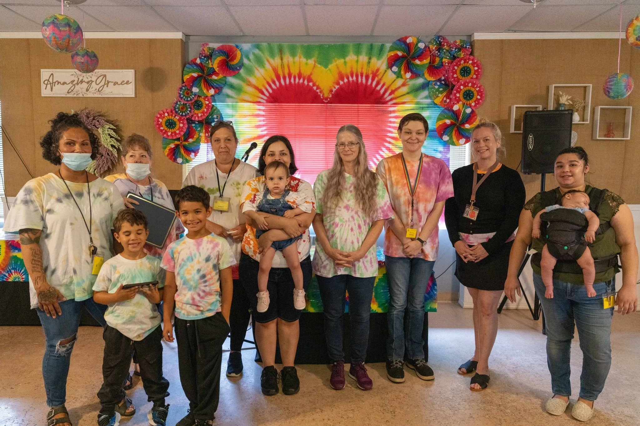 Today, we celebrated new chapters in Women&rsquo;s LifeChange! 🎉 

Our tie-dye themed ceremony was a colorful and vibrant way to celebrate eight residents moving into the next phase of the LifeChange program. The day included prayer, worship, and ti