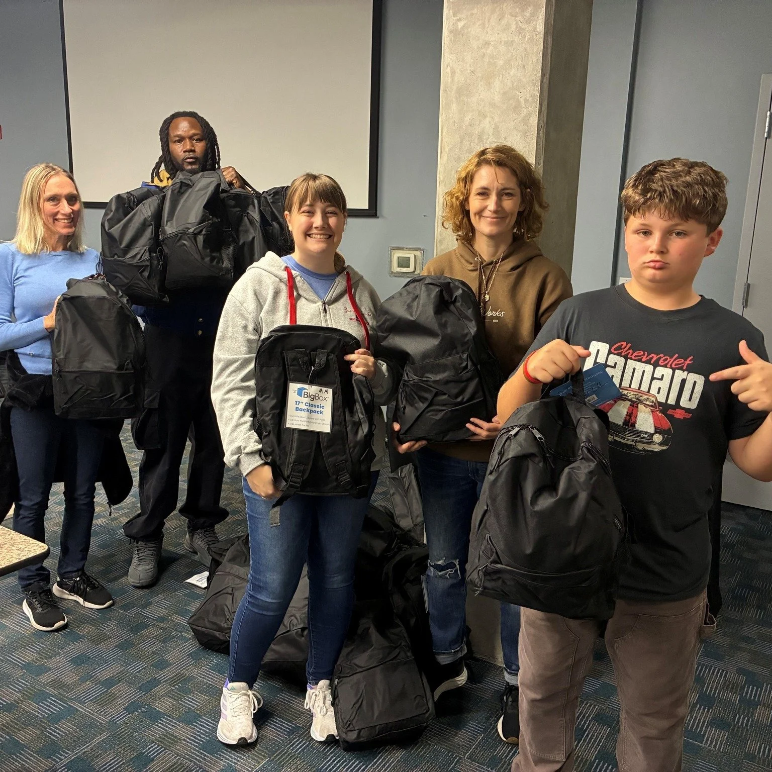 This week, an incredible team of volunteers from Good Shepherd Church joined us to pack backpacks filled with warm winter gear and essential items in preparation for Operation Backpack on October 11th. 🎒

Thanks to their energy and generosity, we&rs