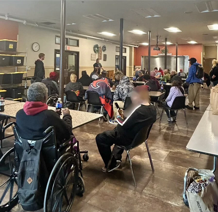 Yesterday during chapel, David, the Men&rsquo;s LifeChange Recovery Manager, shared some of his story of transformation with our guests.

Wednesday&rsquo;s are busy at the downtown Mission!  We are able to provide showers, meals, clothing, and a chap