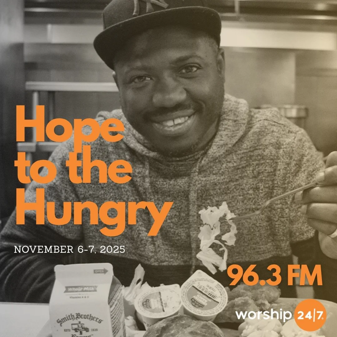 Tomorrow we&rsquo;re bringing Hope to the Hungry! Tune in to 96.3 FM with our friends on Worship 24/7 and hear the stories of lives being transformed through Union Gospel Mission Portland. 😊

PLUS, we an incredibly generous donor is matching EVERY D