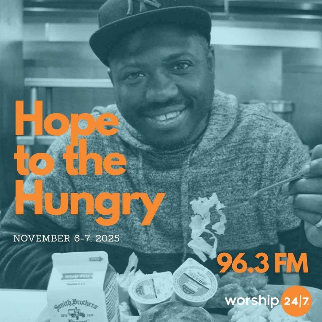 Tune in TODAY to 96.3 FM Worship 24/7 to hear life-transforming stories of lives from Union Gospel Mission Portland.😊

PLUS - EVERY DOLLAR GIVEN up to $50,000 WILL BE MATCHED during the event!

Here&rsquo;s how you can give meals, hope, and have you