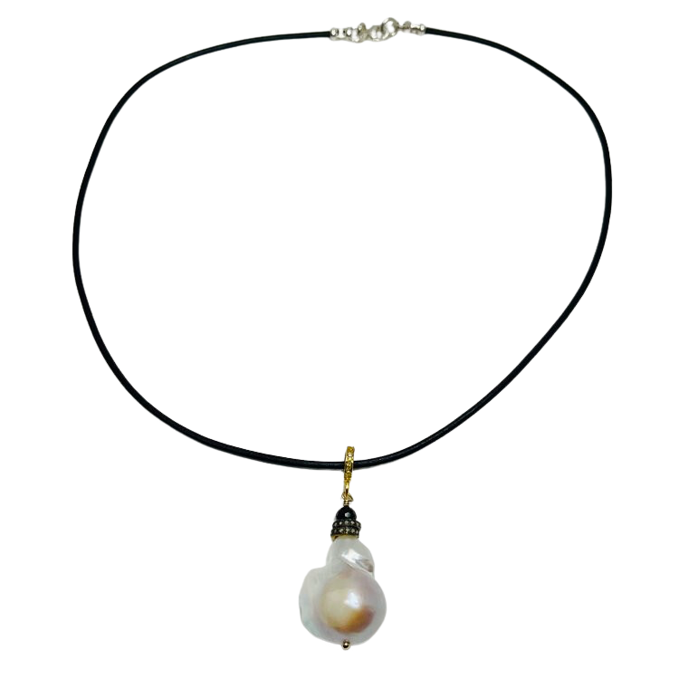 Simple Leather Cord Necklace 16 