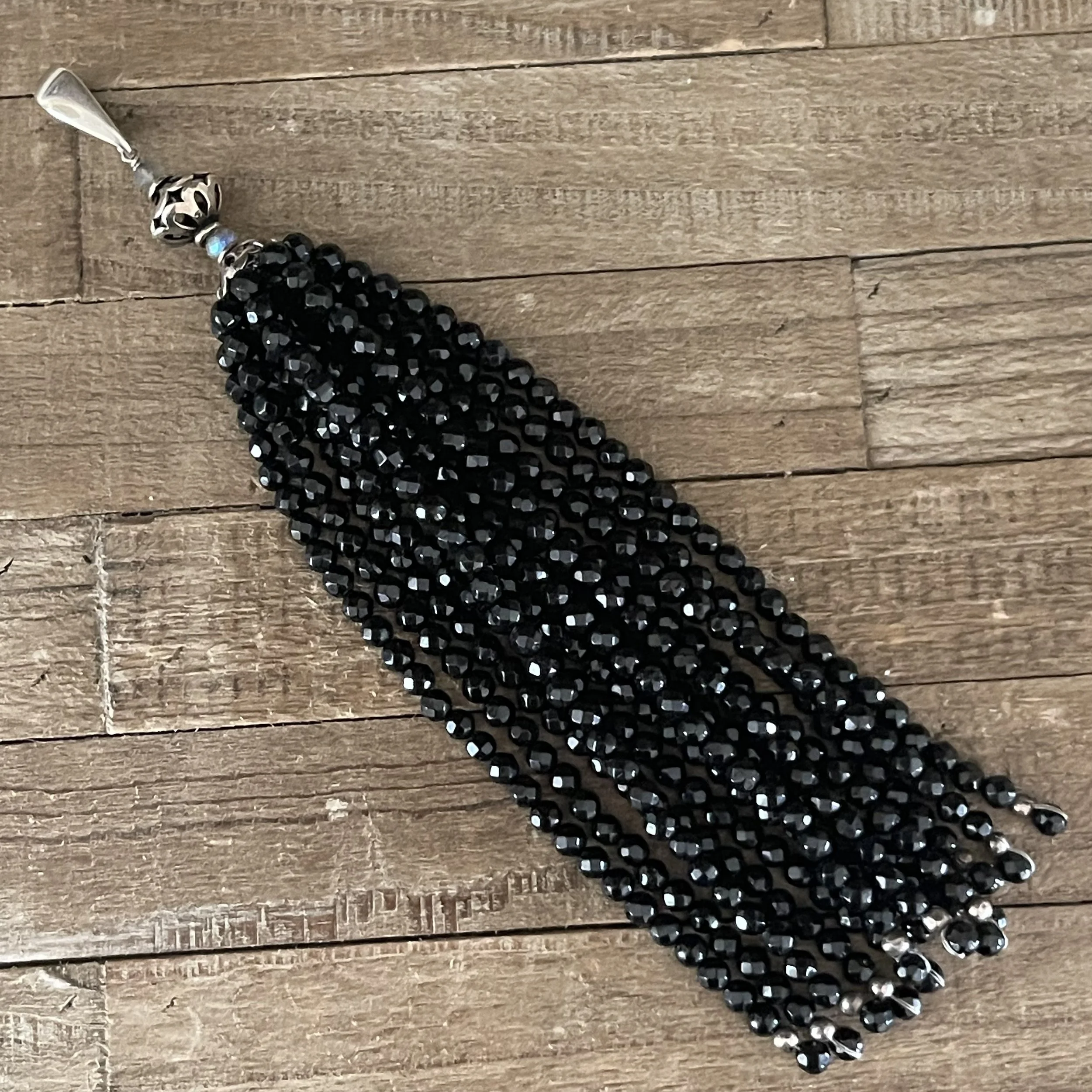 Onyx Tassel Pendant