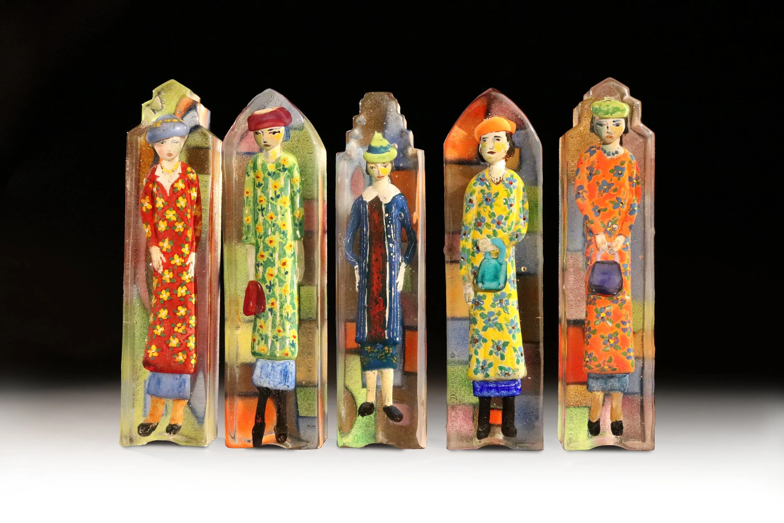 Coated Women on the Precipice, 2020, 