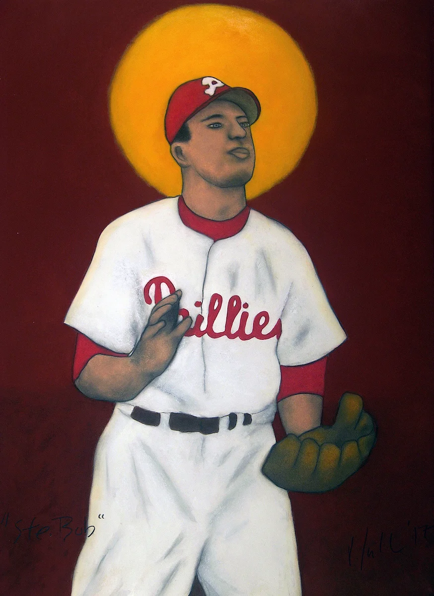 Ste. Bob Oil on Rives Paper 22x30