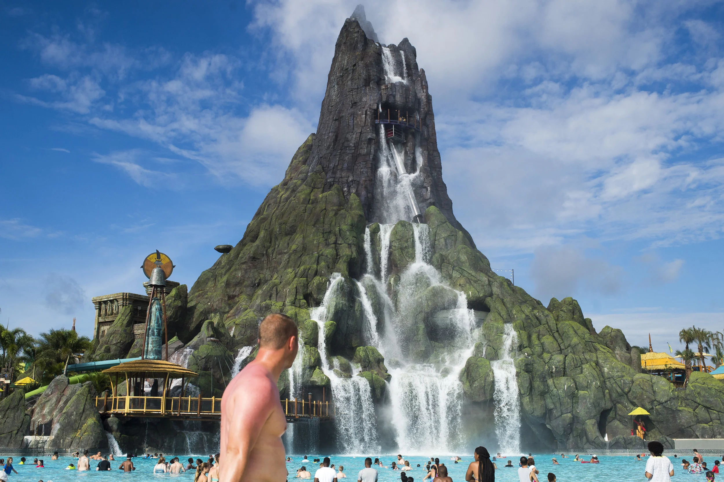  Krakatau Aqua Coaster at Universal’s Volcano Bay for the New York Times 