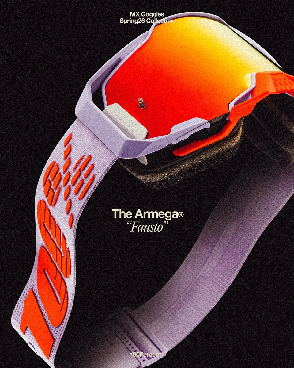 The Spring 2026 Collection sets a new benchmark in goggle performance, Changing how motocross terrain is seen and conquered. 

#ride100percent
