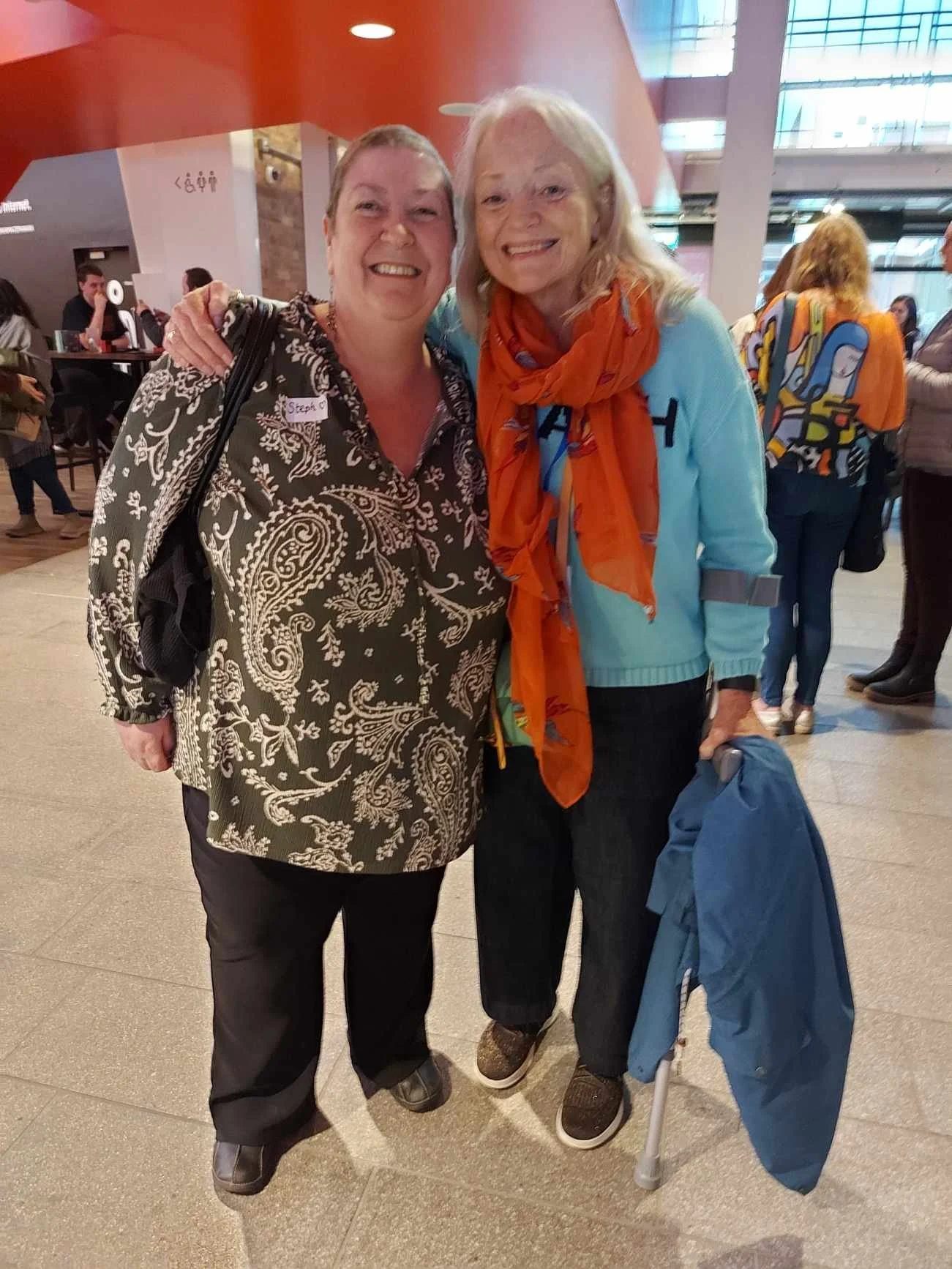 The amazing Stella Duffy (and me)