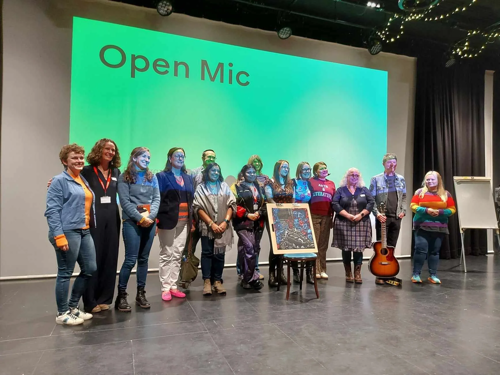 The talented Open Mic participants