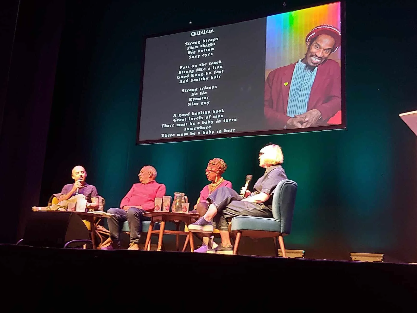 The Benjamin Zephaniah panel
