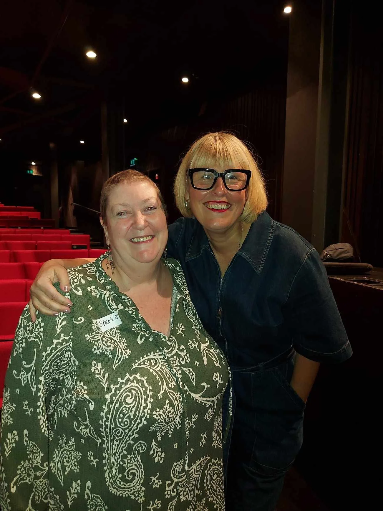 The wonderful Jessica Hepburn (and me)