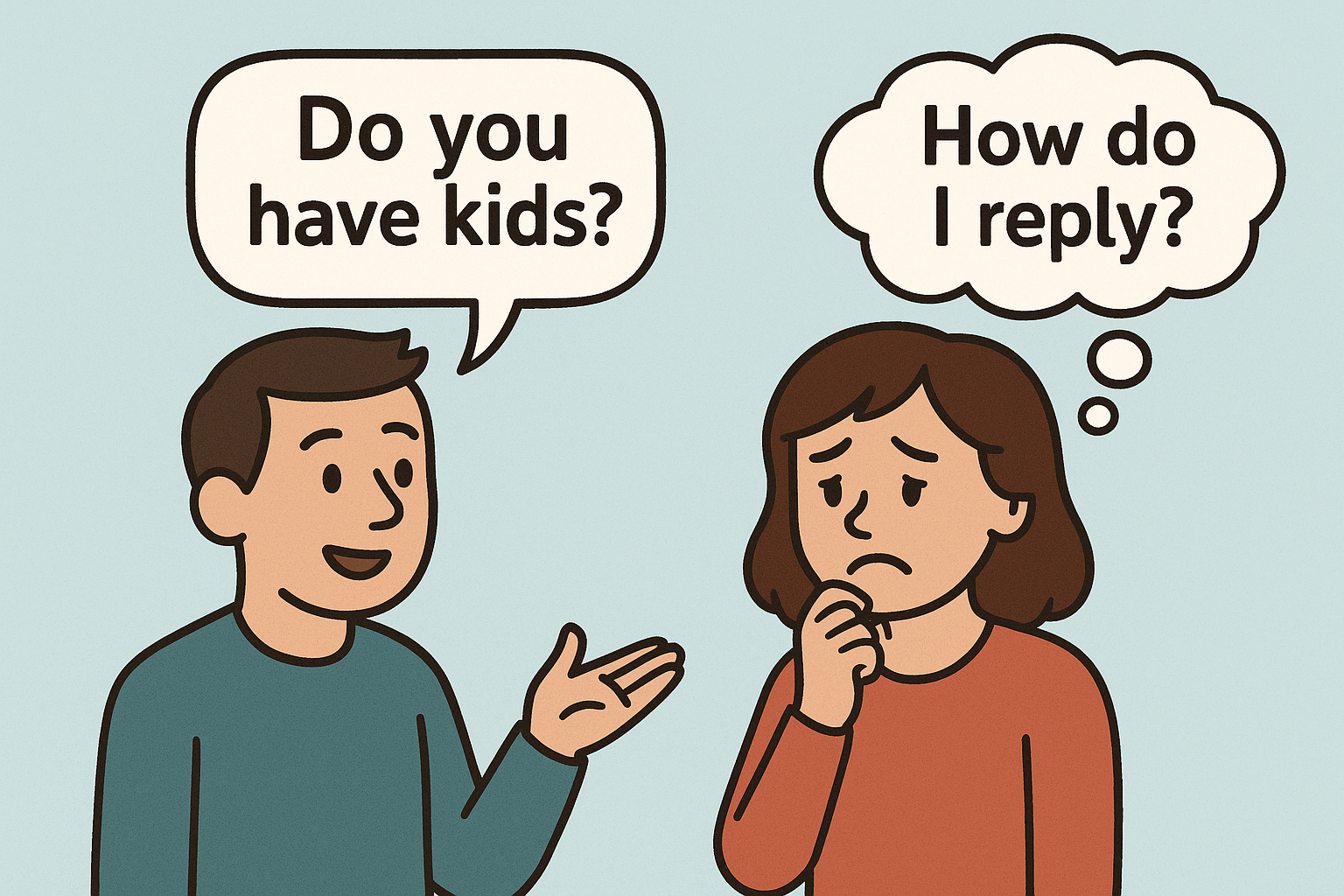 What you don’t see when you ask… Have you got kids?