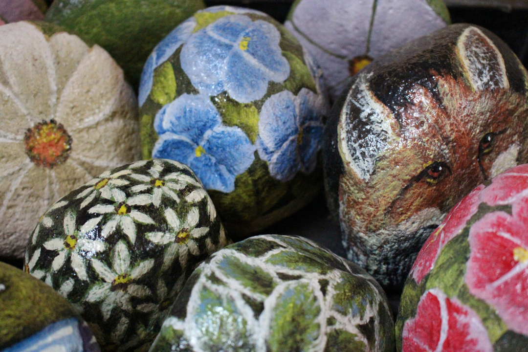 Painted Rocks- Moving Forward Together