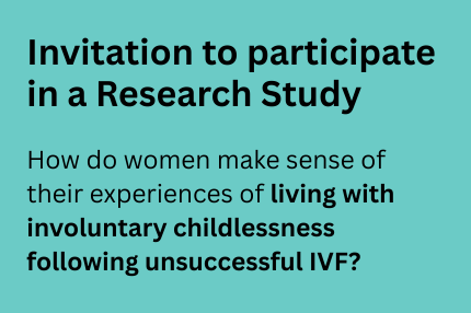 How do women make sense of their experiences of living with involuntary childlessness following unsuccessful IVF?