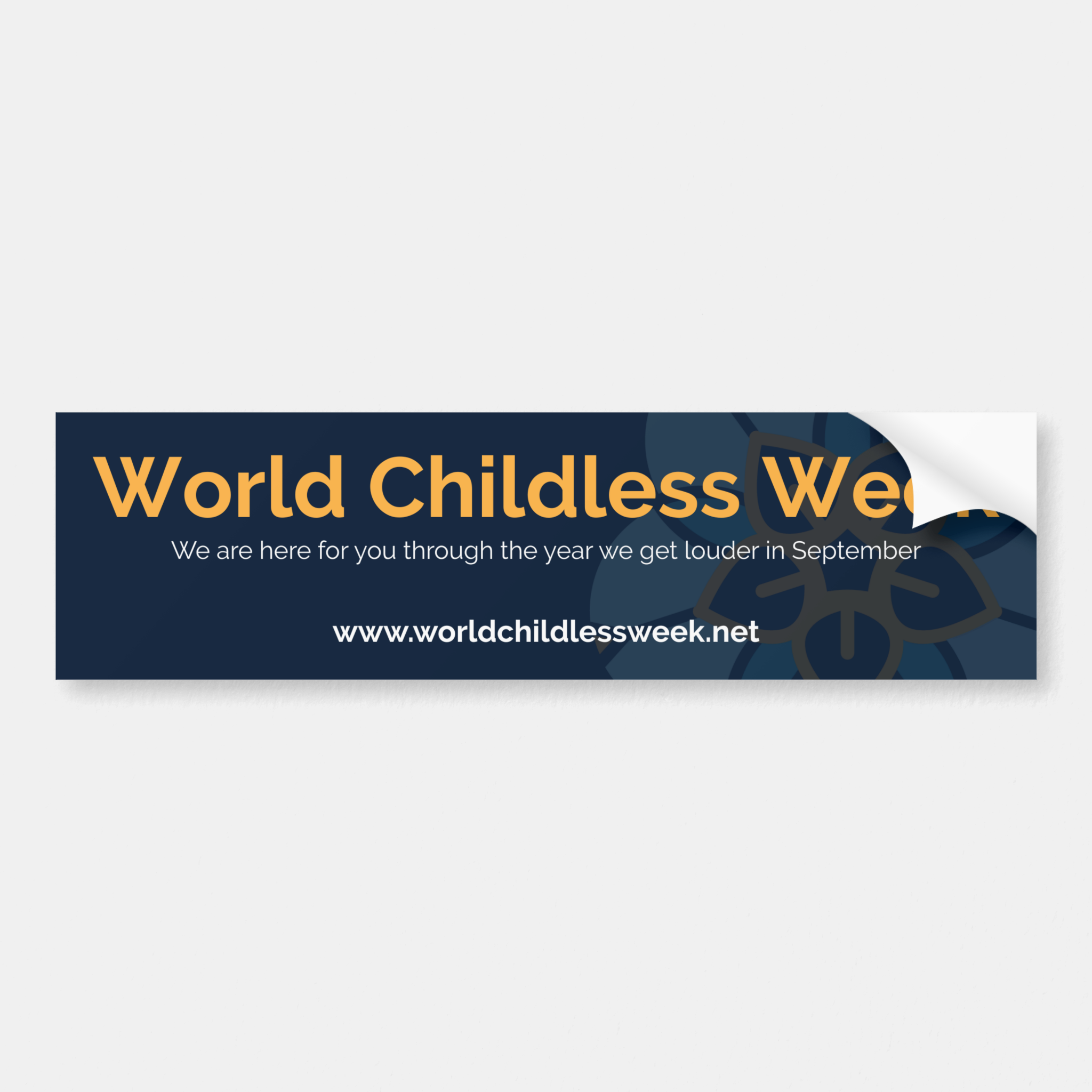 World Childless Week Bumper Sticker.png