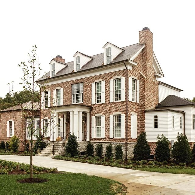 A classic Belle Meade exterior! #bellemeade #homebuilder #classic #construction #nashville #buildersofinsta #architecture #montgomeryclassic