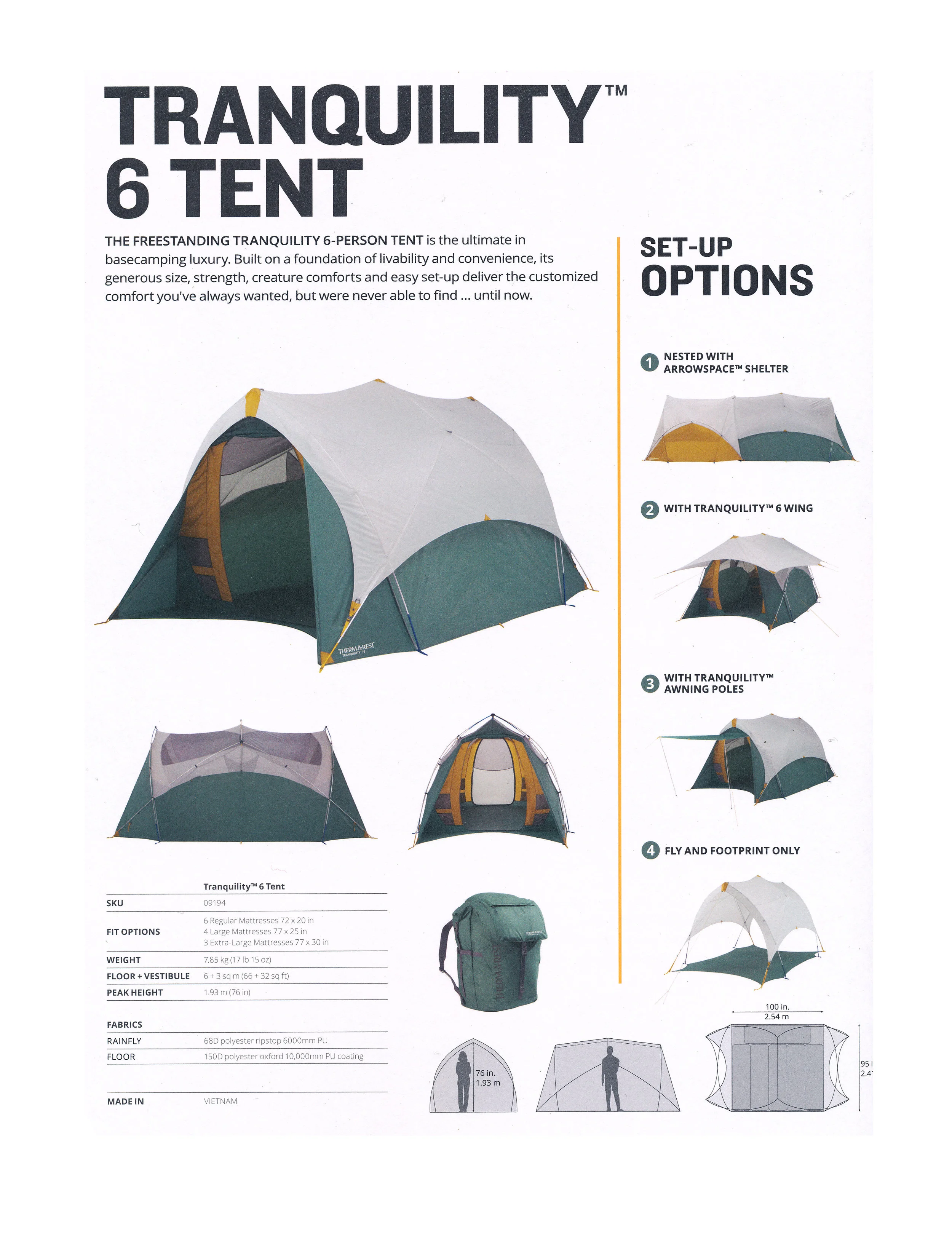 thermarest tarp
