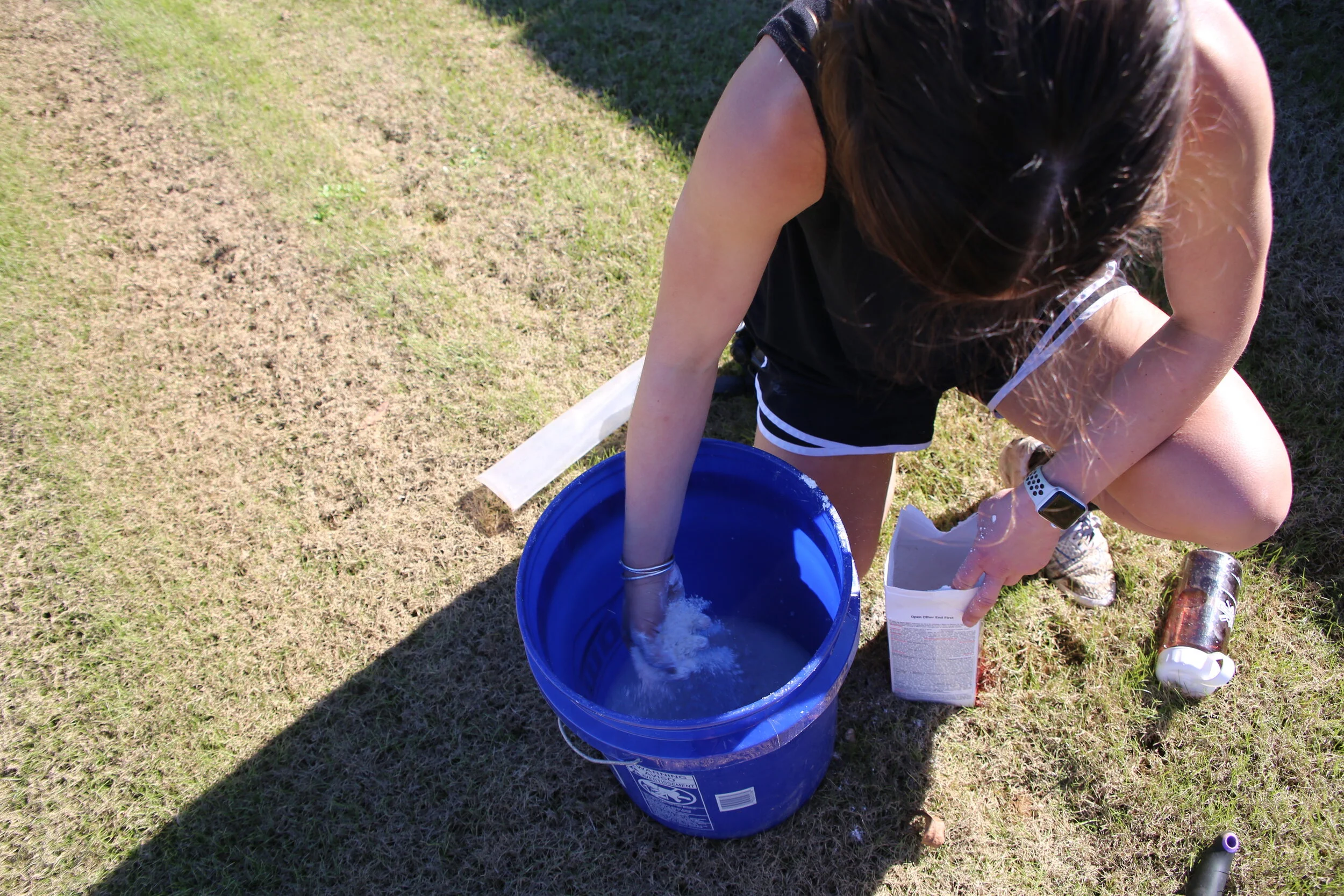  Following the performance I mixed plaster and made castings of different impressions left on the  landscape.  