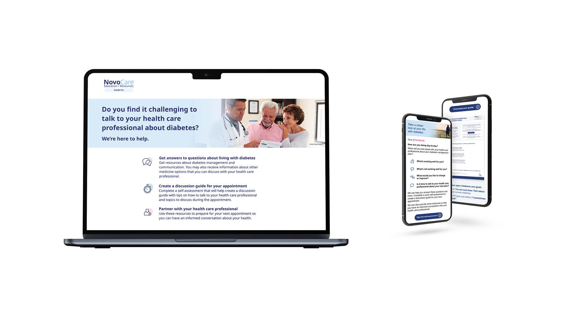 The Novo Nordisk Patient Support Program is designed to support patients through personalized interactions. Crafted to meet the patients individual needs, the outcome of this experience is triggered based on where the patient is in their treatment j