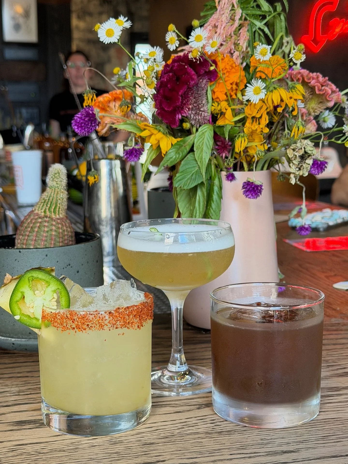 New cocktails just hit the ZZQ bar menu 🍹✨

Pictured here (from left to right): Dr. Feel Good, Brand New Key, and Velvet Moon. Swipe 👉 to see what&rsquo;s in each and find your new favorite and start your weekend off here at @zzqrva today! PS. Happ