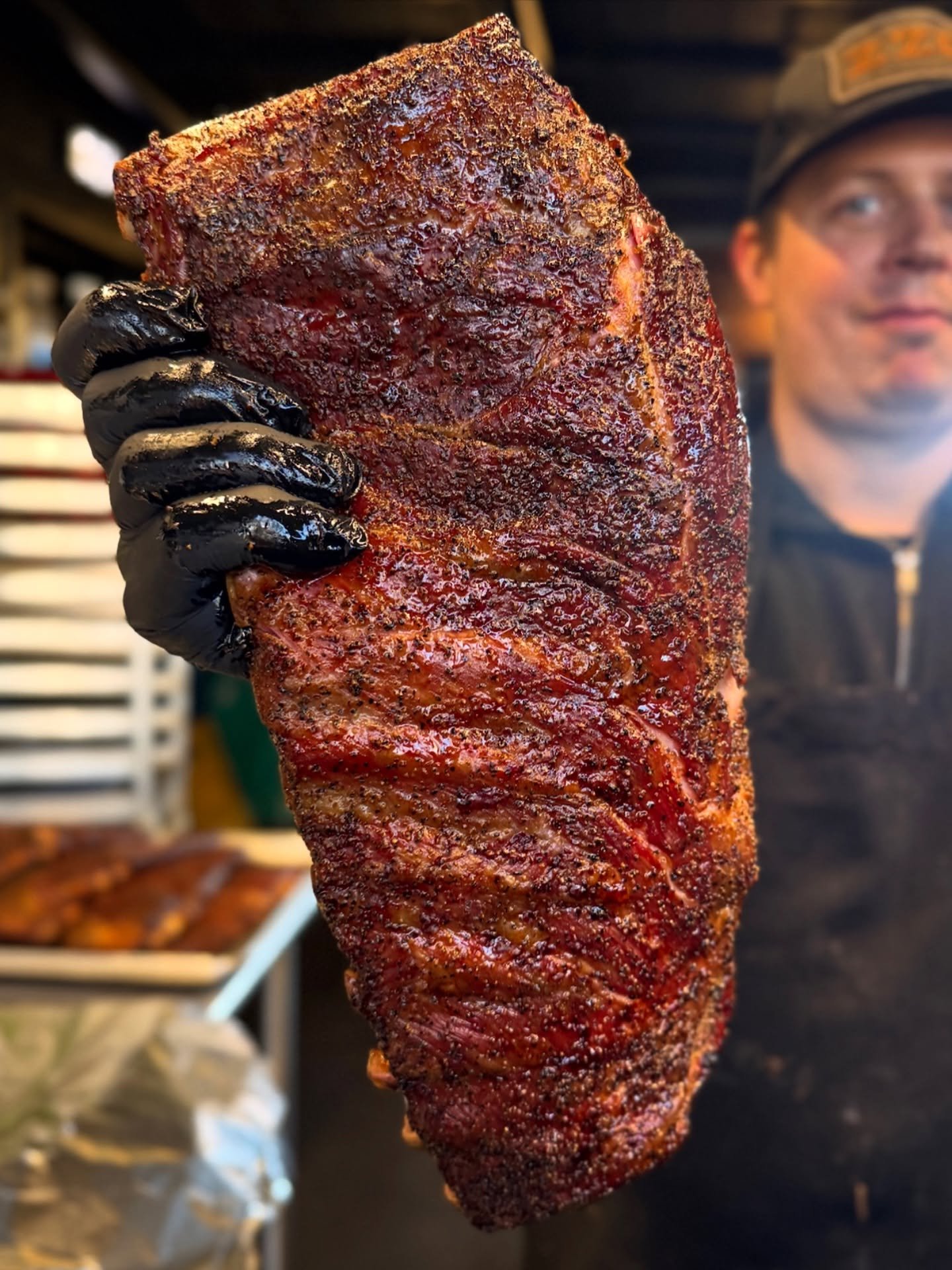 It&rsquo;s never a bad choice to go with a full rack. 🤠 

We&rsquo;ll be back OPEN tomorrow (Friday 1/30) for regular hours through the weekend! Come and see us. 

@zzqrva #smokedribs