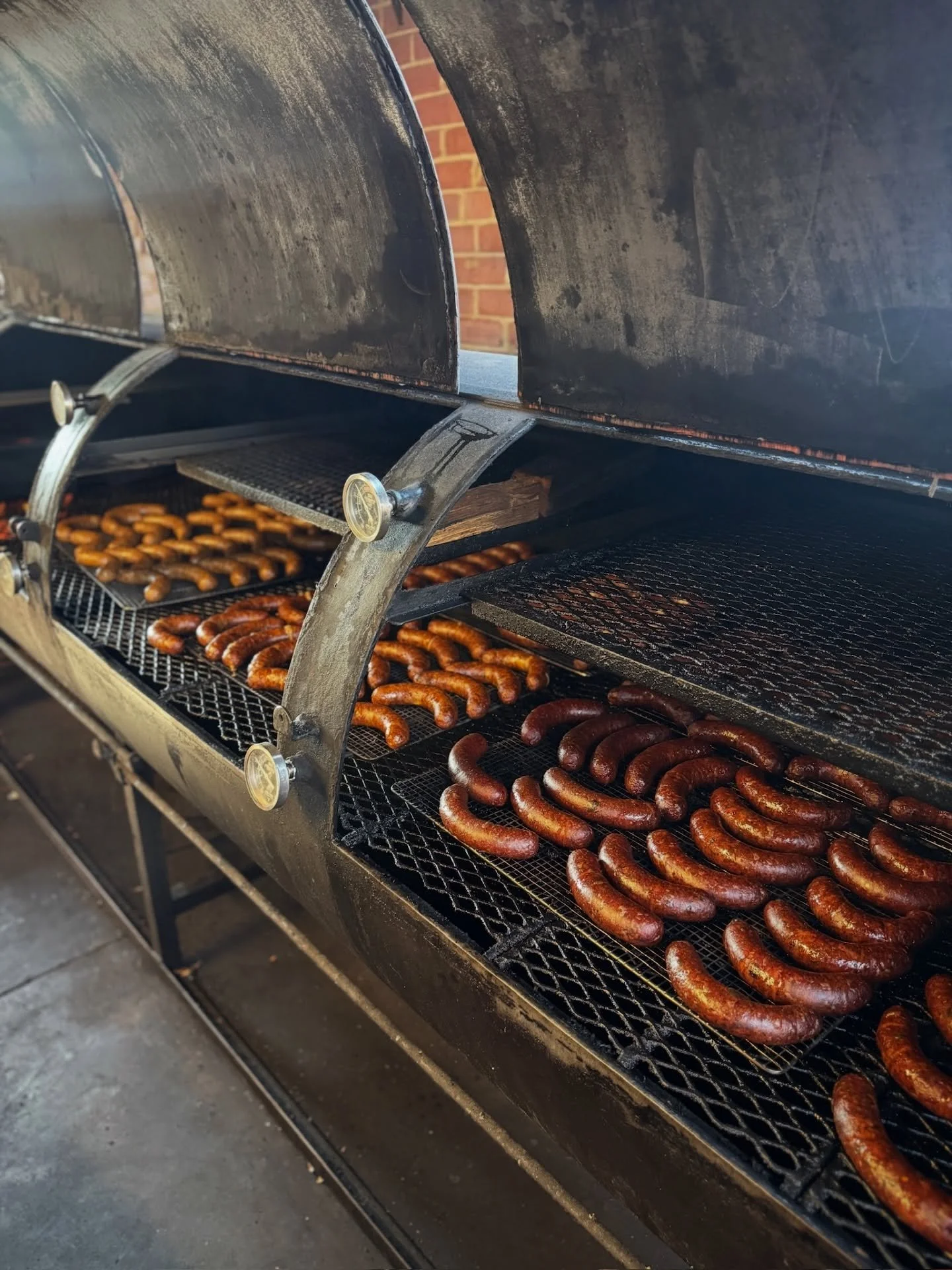 Our sausages are made fresh in-house, smoked daily, and crafted with love just for you here at @zzqrva. Try either our Hot Guts or our Habanero Fontina sausages, and keep your eye out for rotating sausage specials. 

PS get your last minute Super Bow