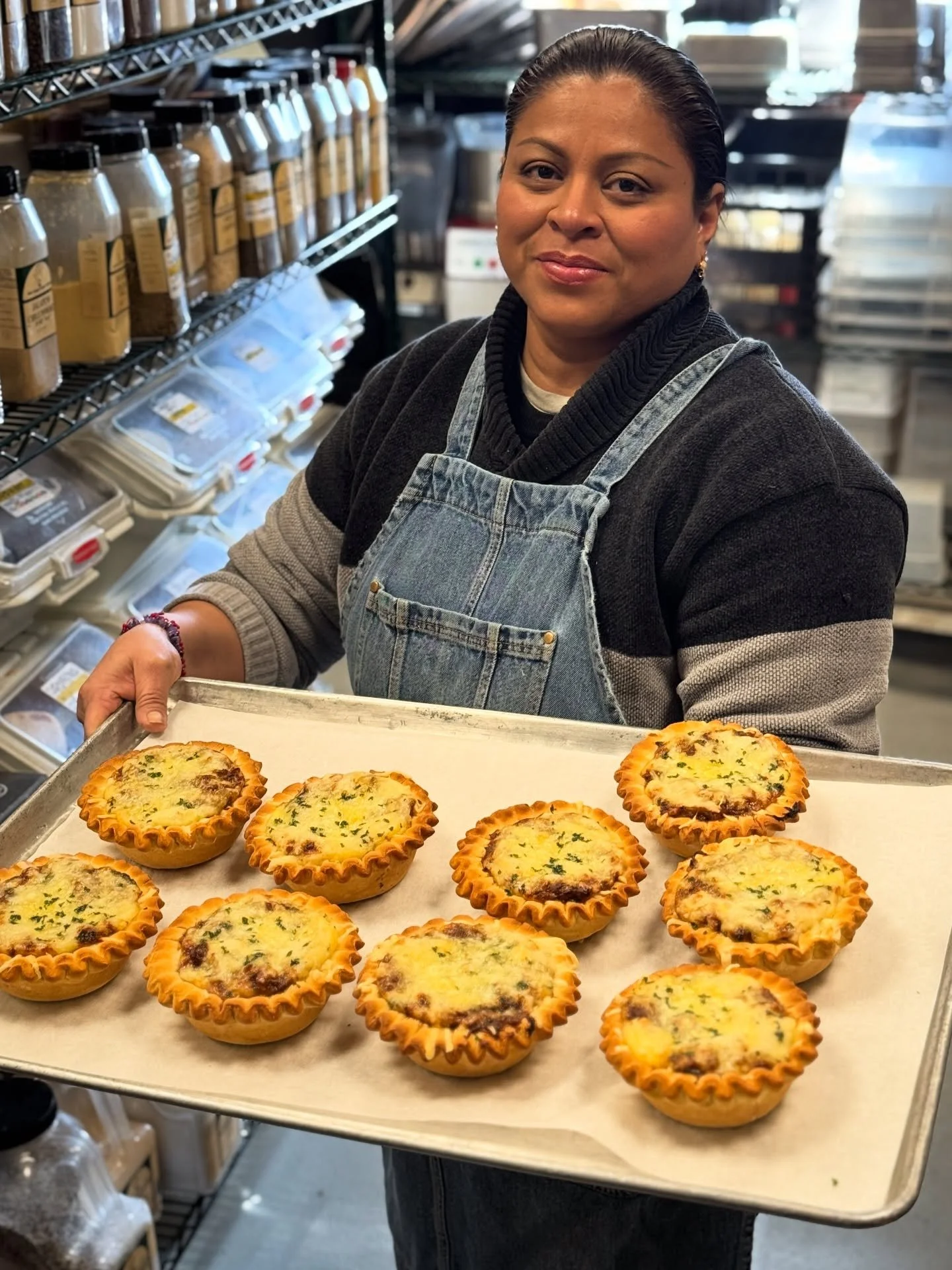 Today&rsquo;s lineup is stacked! Be sure to add a couple of these to your tray:

- Beef cheeks are on &mdash; rich, tender, and worth the hype.
- Kolaches are fresh with peach, raspberry, and apple butter + cream cheese.
- French onion pies are hot (
