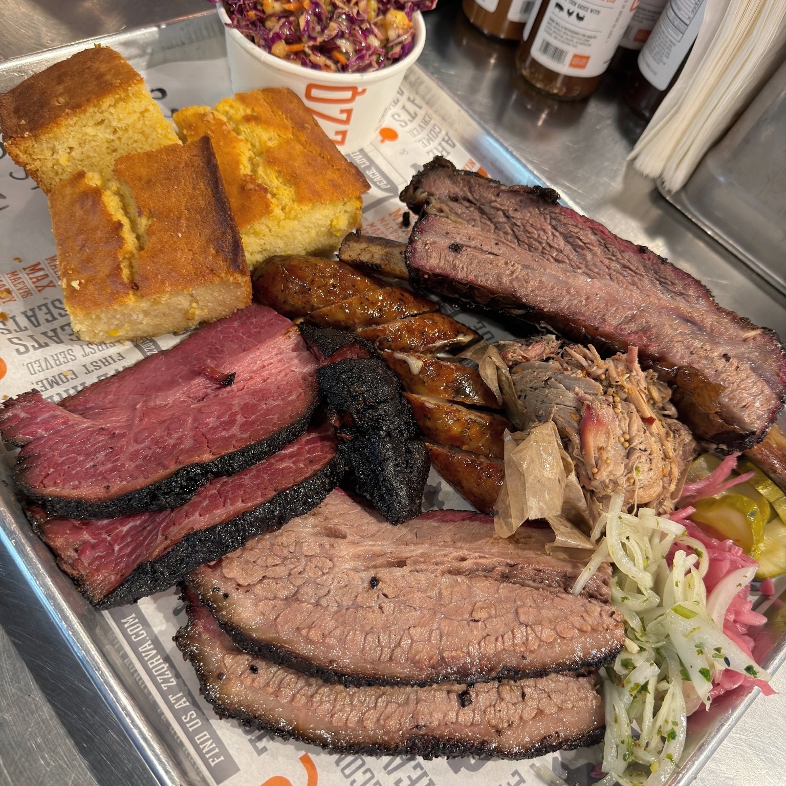 If Brisket Pastrami wasn&rsquo;t on your tray on Friday, did you even come to @zzqrva? 😉 

Our doors are open, see y&rsquo;all soon. And don&rsquo;t forget, happy hour starts at 1:00 PM here. The earliest of all happy hours in RVA.🍺