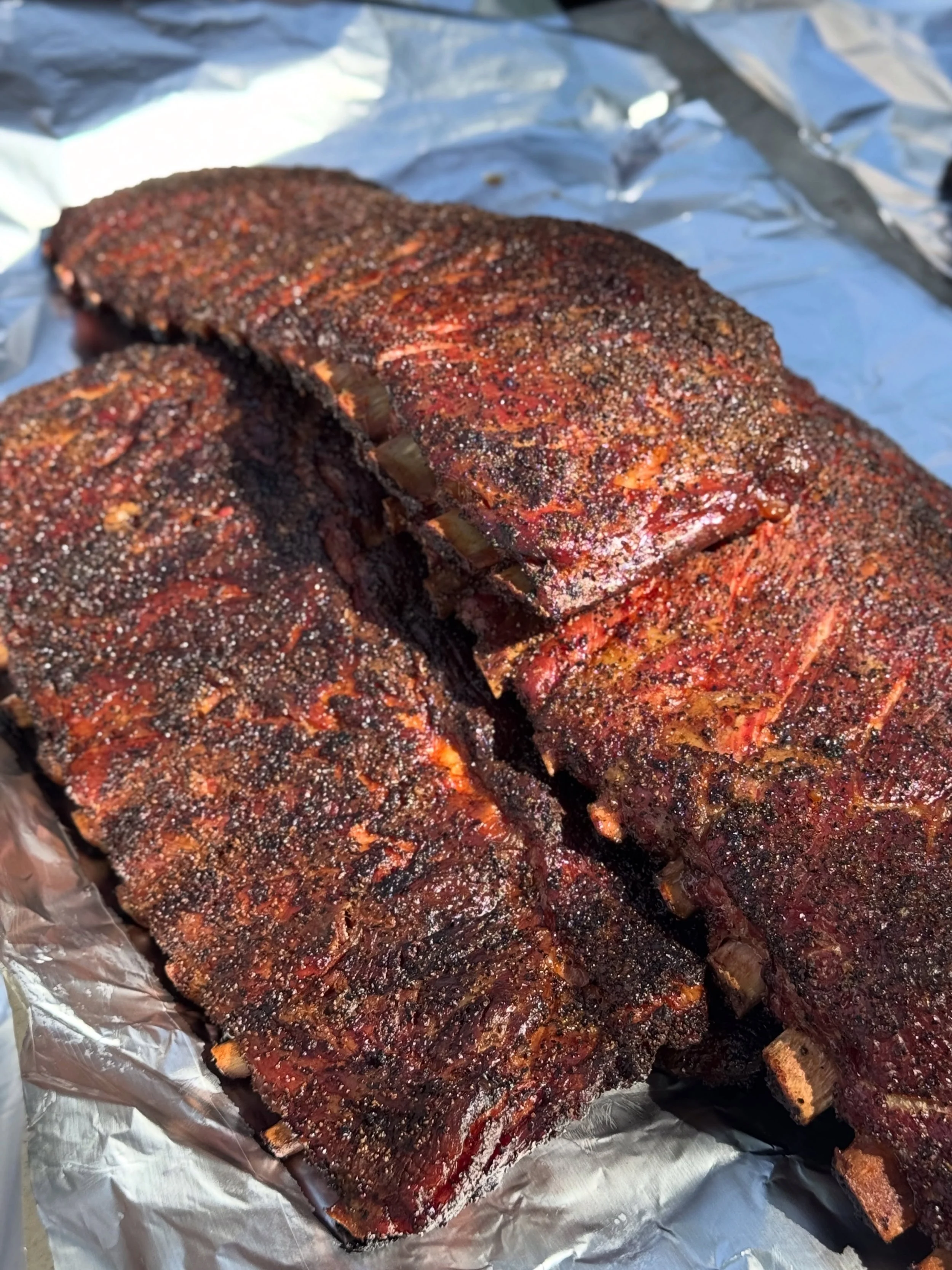 The ribs are off the smoker and our doors are open. 🔥🐖

See y&rsquo;all soon.