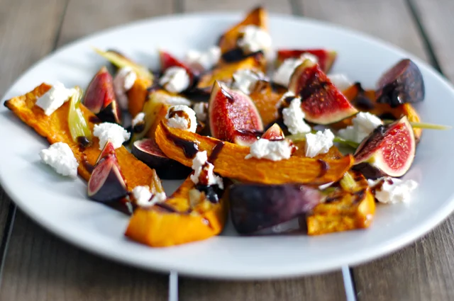 EIN KOCHBUCH, EIN REZEPT: SÜSSKARTOFFELN MIT FEIGEN UND ZIEGENKÄSE