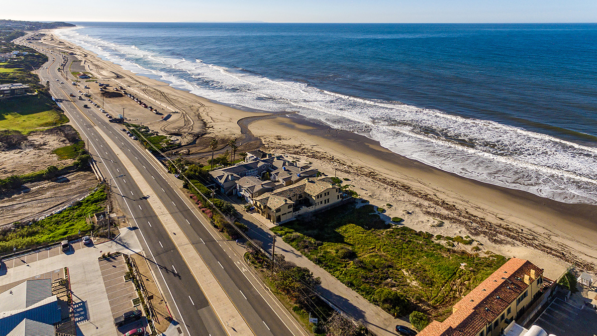 Malibu Broad Beach Aerial