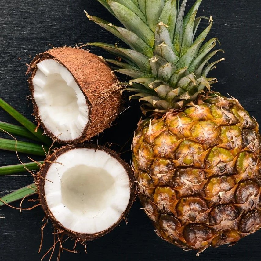 30 Pound Case All-Natural Dried Diced Coconut Pineapple