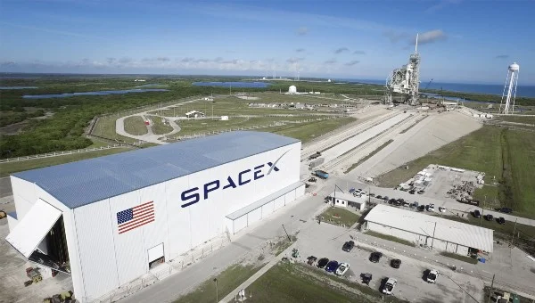 SpaceX launch pad at Kennedy Space Center. Photo courtesy of NASA