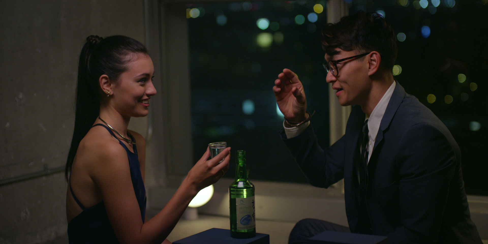 Marta Pozzan and Daniel Jun in "Delicious."