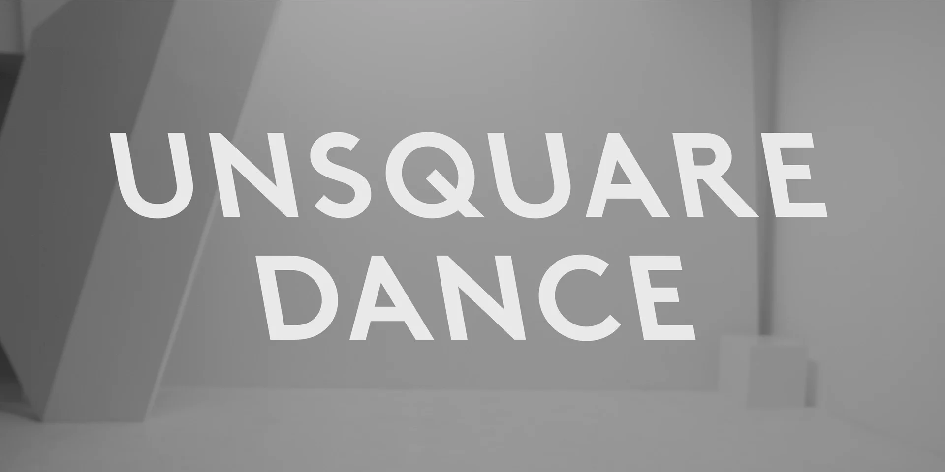 Unsquare Dance title treatment by designer Scott Andreae .